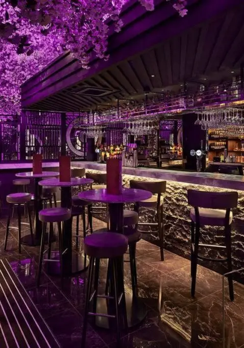 tattu leeds ground floor bar telling finishings